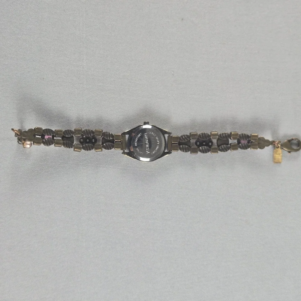 Marcy DeMarco La Contessa Bracelet Watch Rhinestone Vintage Whimsical Jewelry